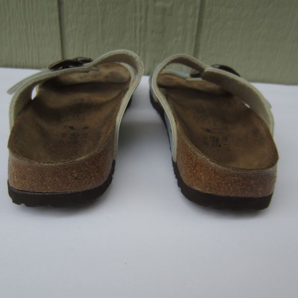 Birkenstock Birki's Sandals Womens 7 M5 Birko-Flor Paisley Light Rose‎ summer - Picture 3 of 7